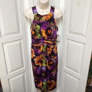 Ann Klein Colorful Floral Dress